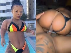 Video porno de la brasileña Anã Mini Moça follando