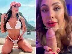 Manuela Luísa haciendo video porno mostrando como mama