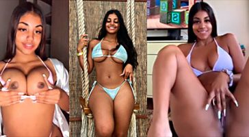 Julieth Diaz se excita tocando sus grandes tetas y quieres follar