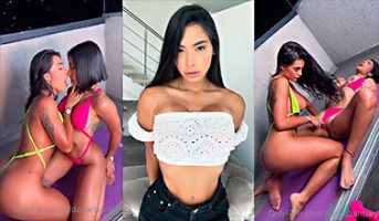 Video porno lesbico de la hermosa Daniela Antury mamando toto