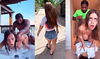 Singando duro hasta el orgasmo a la enana Valentina Midget