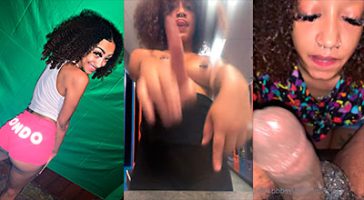 Redd Darling tragando guebo hasta que se traga la leche