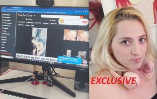 AshleySoy pillada masturbandose con lechetube y es follada por su hermanastro