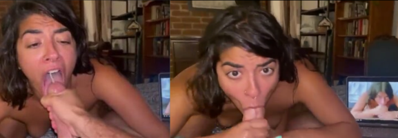 Jasmine sherni experta mamando verga