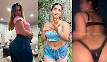 Caomi madalis mostrando su culo grande