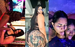 La Shinita BBW y su video porno en frente de la camara