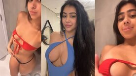 Beca barreto se graba en vikini para onlynfan