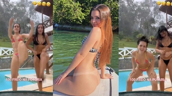 Mel maia mostrando su coño con una amiga en Instagram