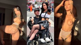 Wine flame desnuda mostrando sus tetas y su coño perfecto