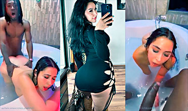 Mister black follando el coño de la chilena cosmicstellaa