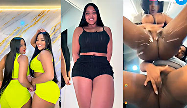 Gemelas caliente masturbando su coño en tiktok