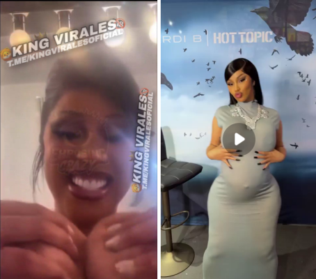 Video viral de cardi b mostrando sus tetas en un live